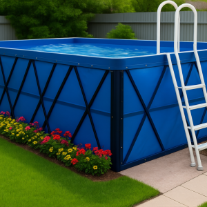 Вкладыш в квадратный бассейн